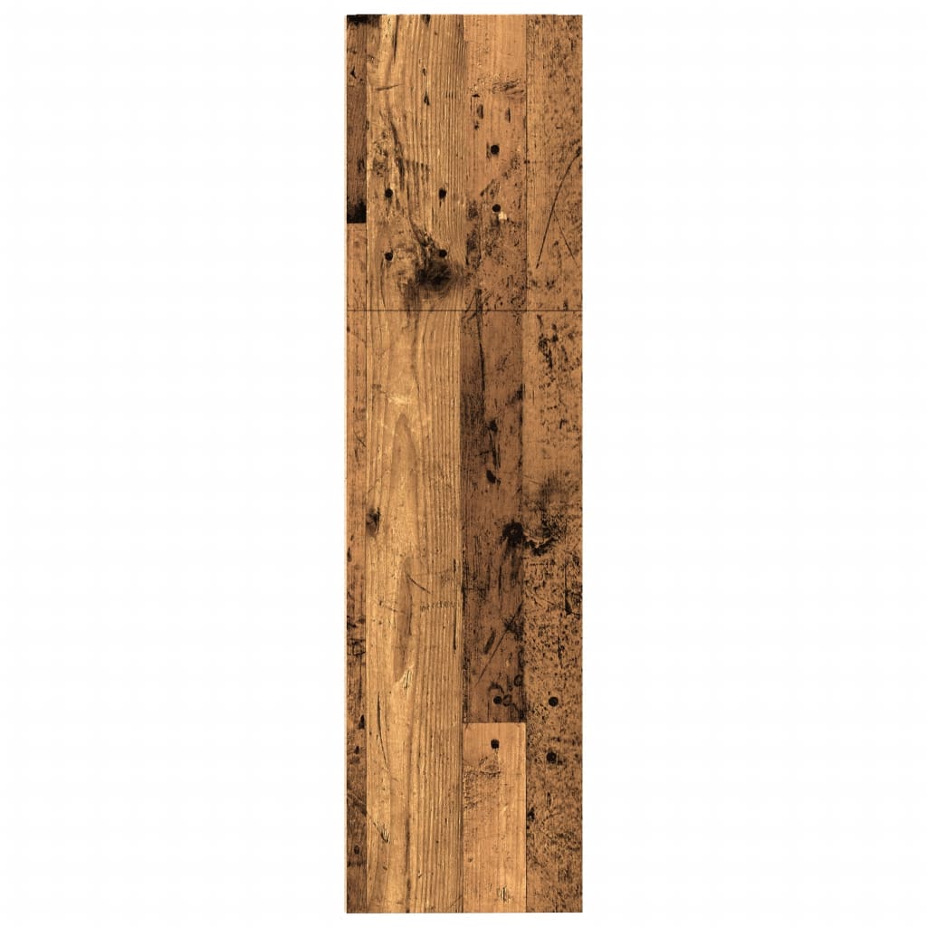 Boekenkast 80x30x114 cm bewerkt hout oud houtkleurig is nu te koop bij PeponiXL, paradijselijk wonen!