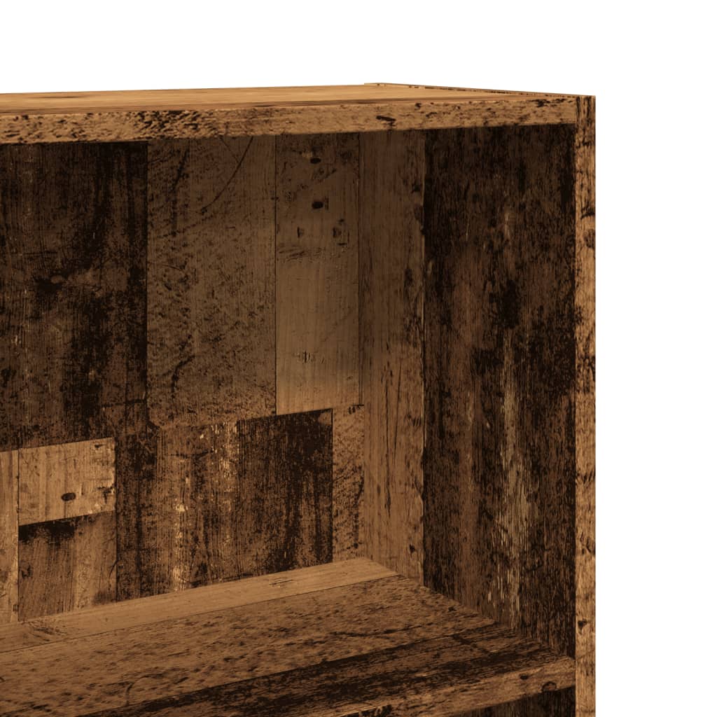Boekenkast 80x30x152 cm bewerkt hout oud houtkleurig is nu te koop bij PeponiXL, paradijselijk wonen!