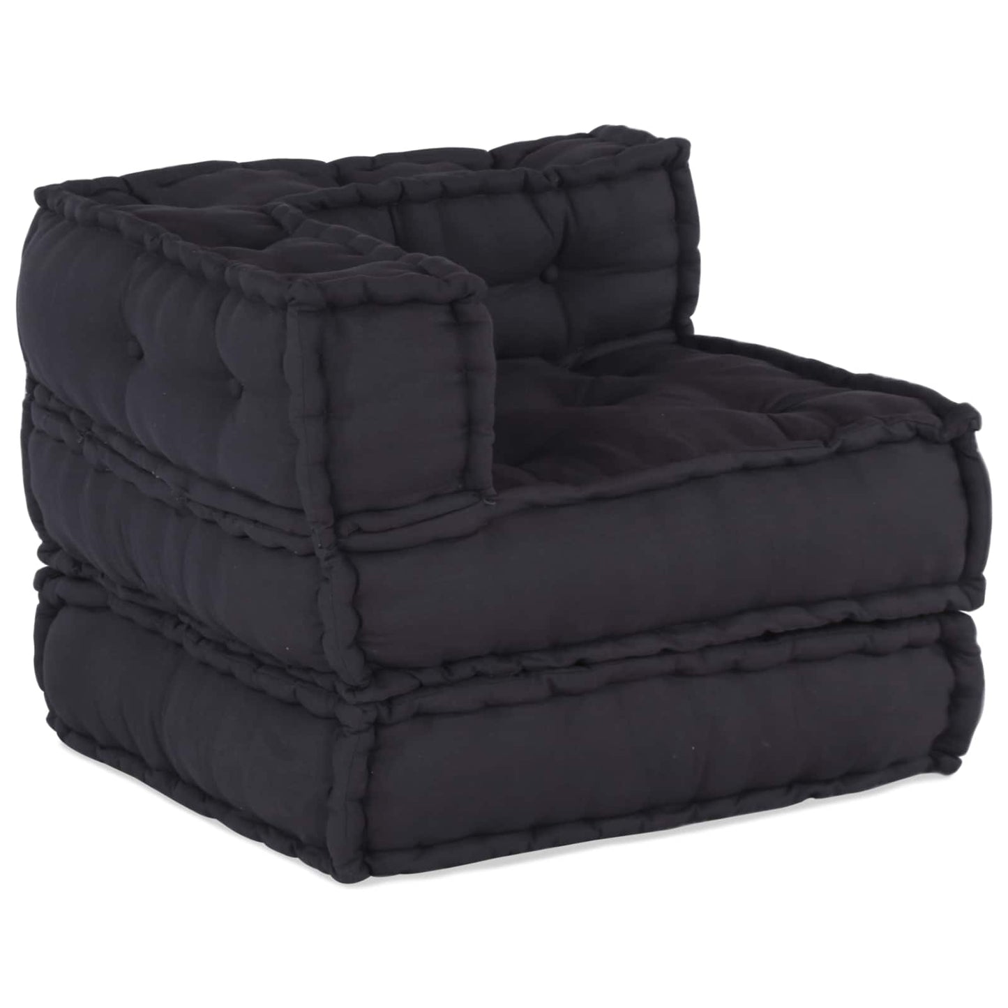 Modulair Sofabet 3 pcs Antracietkleurig Stof