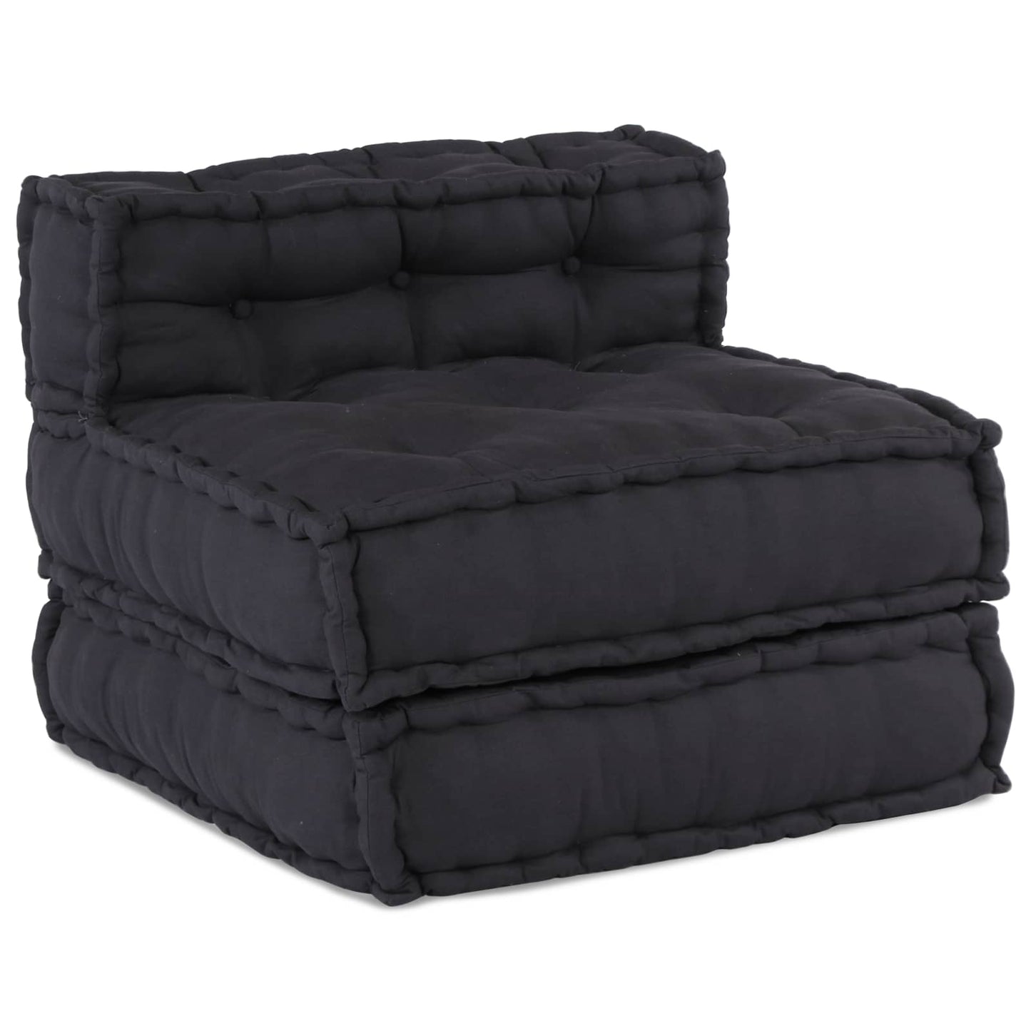 Modulair Sofabet 3 pcs Antracietkleurig Stof