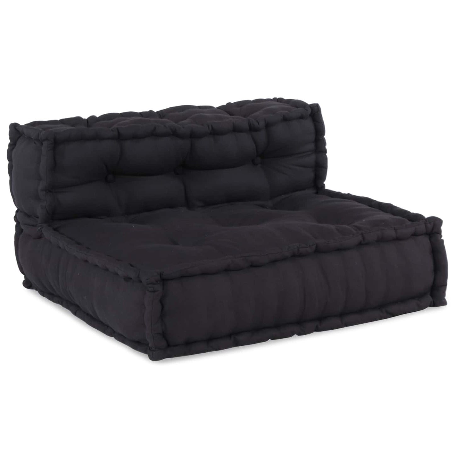 Modulair Sofabet 4 pcs Antracietkleurig Stof