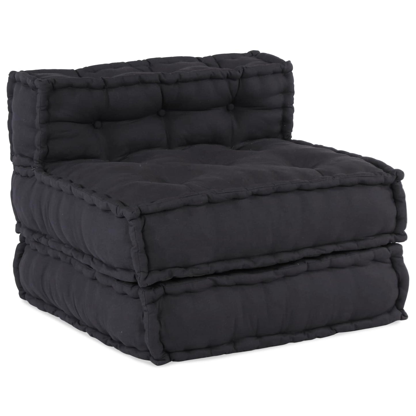 Modulair Sofabet 4 pcs Antracietkleurig Stof