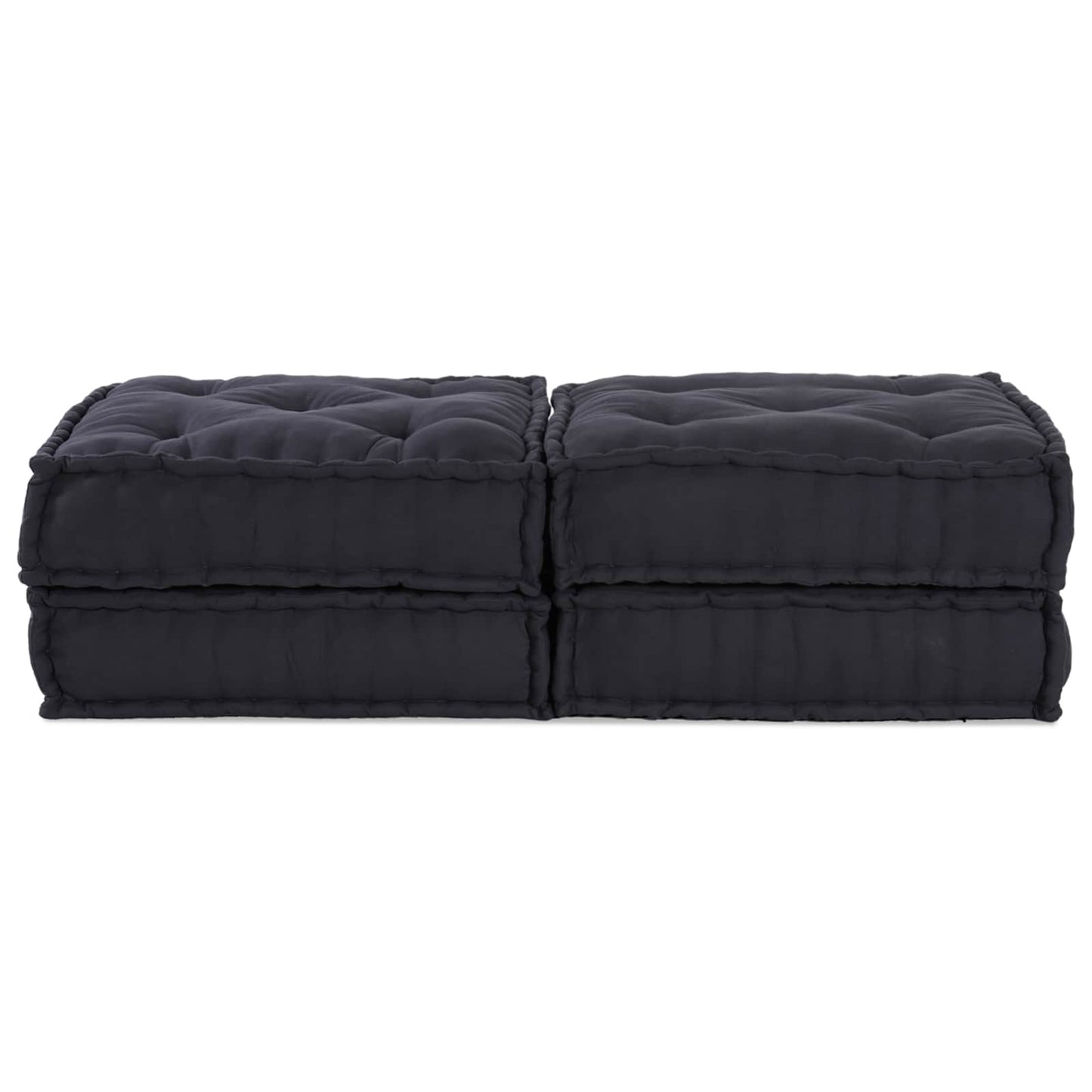Modulair Sofabet 2 pcs Antracietkleurig 140 x 70 x 36 cm Stof