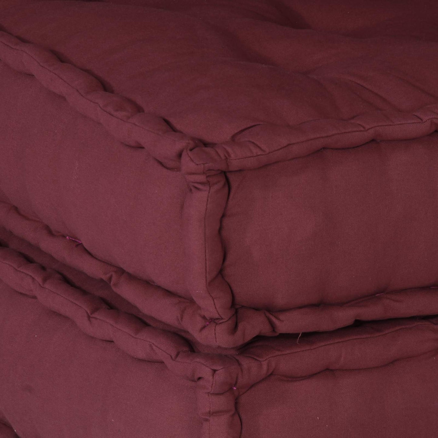 Modulair Sofabet 3 pcs Bordeaux Stof