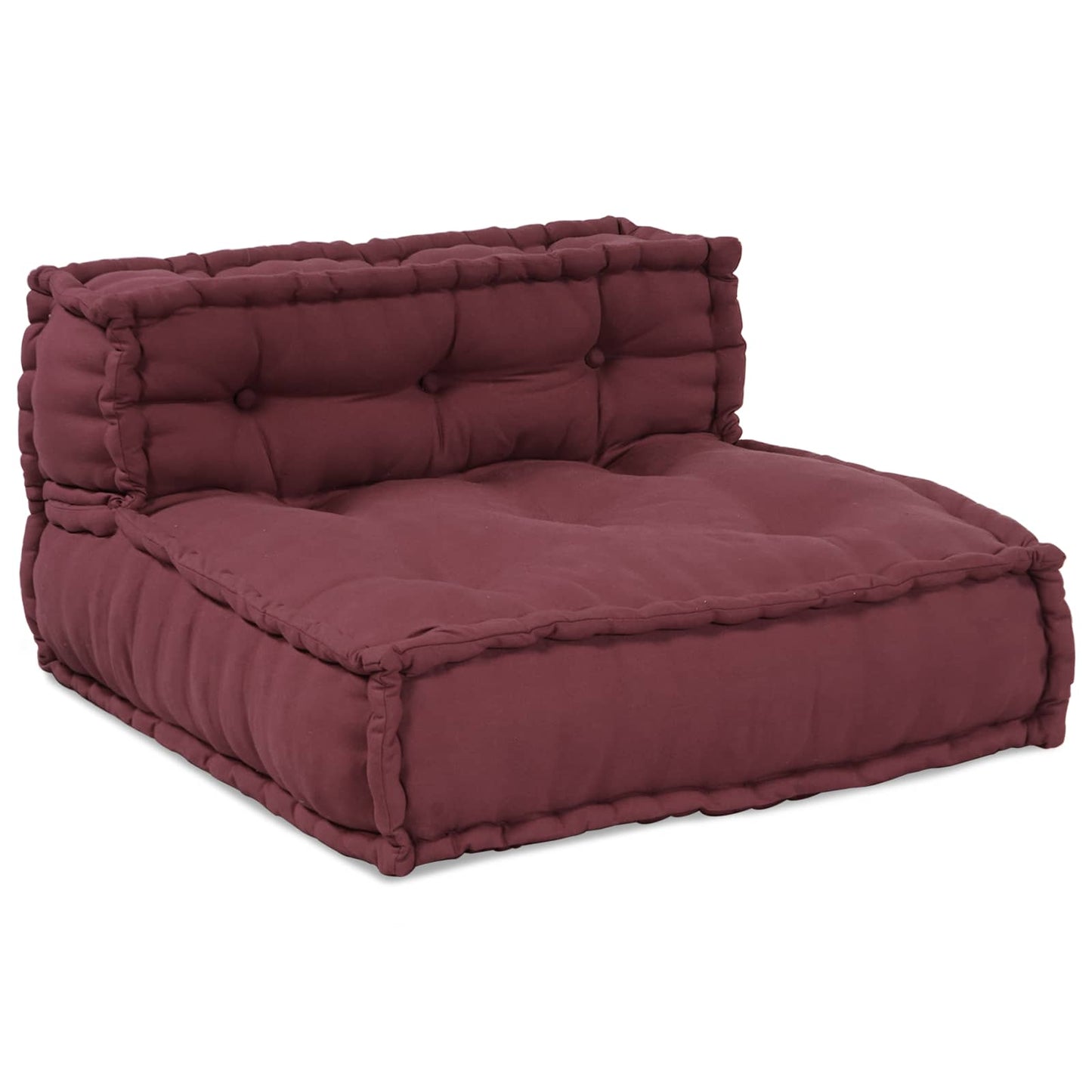 Modulair Sofabet 4 pcs Bordeaux Stof
