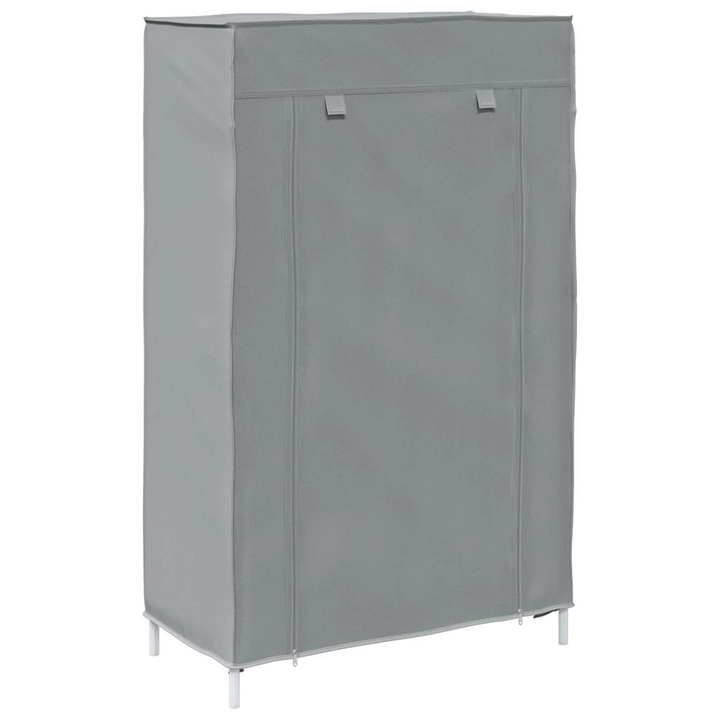 Schoenenkast 60,5x30x97 cm vliesvlies grijs is nu te koop bij PeponiXL, paradijselijk wonen!