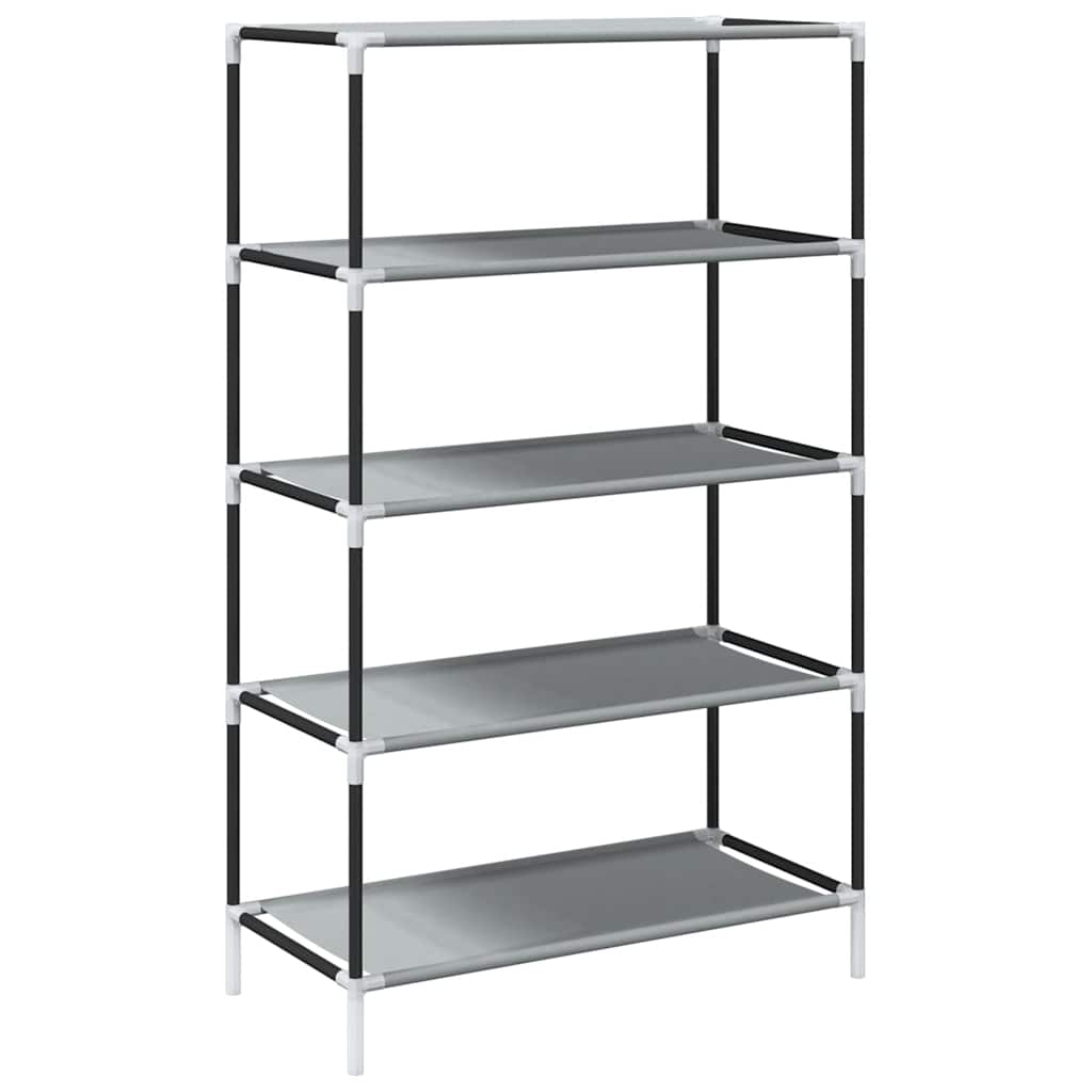 Schoenenkast 60,5x30x97 cm vliesvlies grijs is nu te koop bij PeponiXL, paradijselijk wonen!