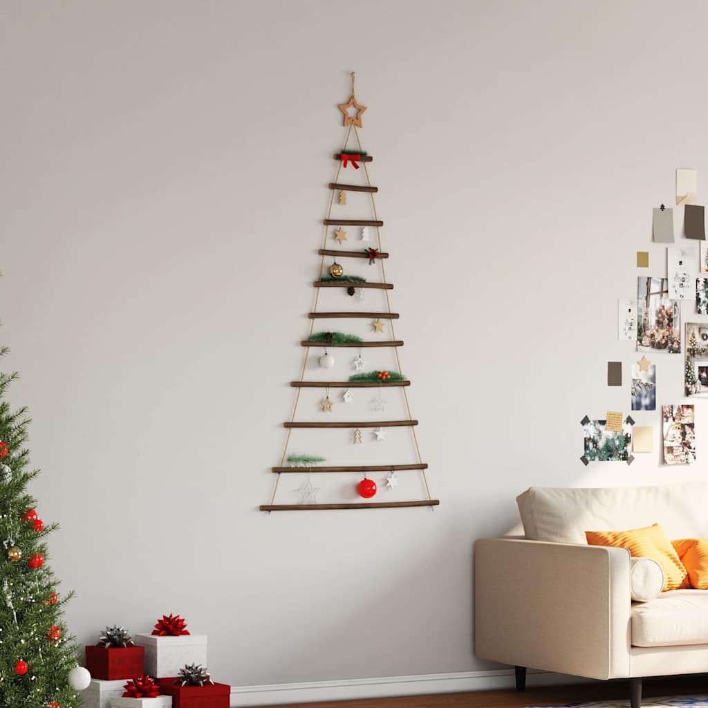 Hangende kerstboom met topster 74x150 cm natuurlijke tak is nu te koop bij PeponiXL, paradijselijk wonen!