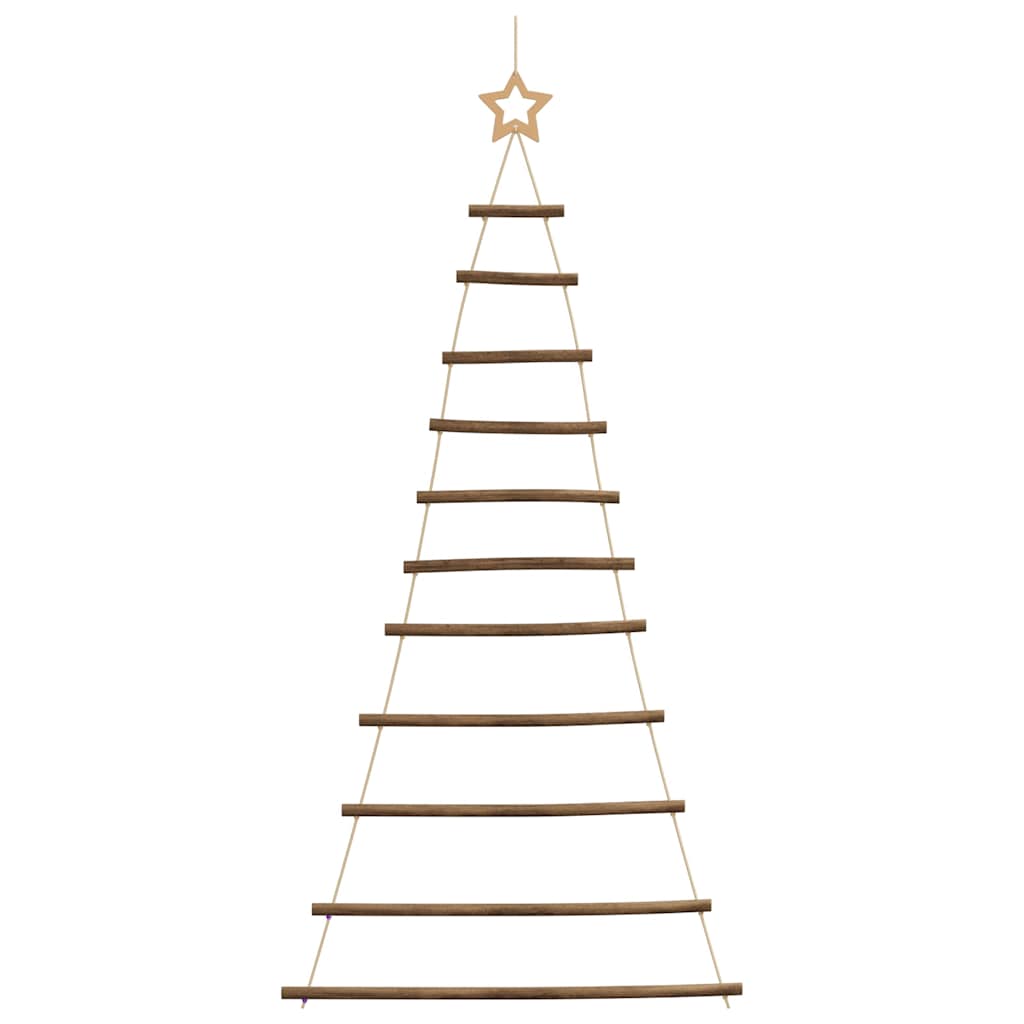Hangende kerstboom met topster 74x150 cm natuurlijke tak is nu te koop bij PeponiXL, paradijselijk wonen!