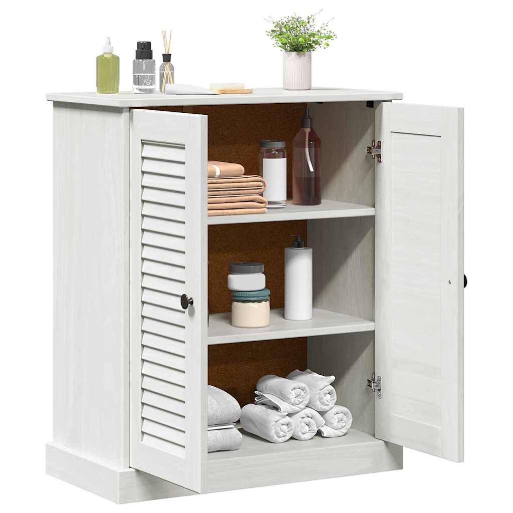 Badkamerkast met plank VIGO Wit en Antiek Wit 68 x 34 x 80 cm is nu te koop bij PeponiXL, paradijselijk wonen!