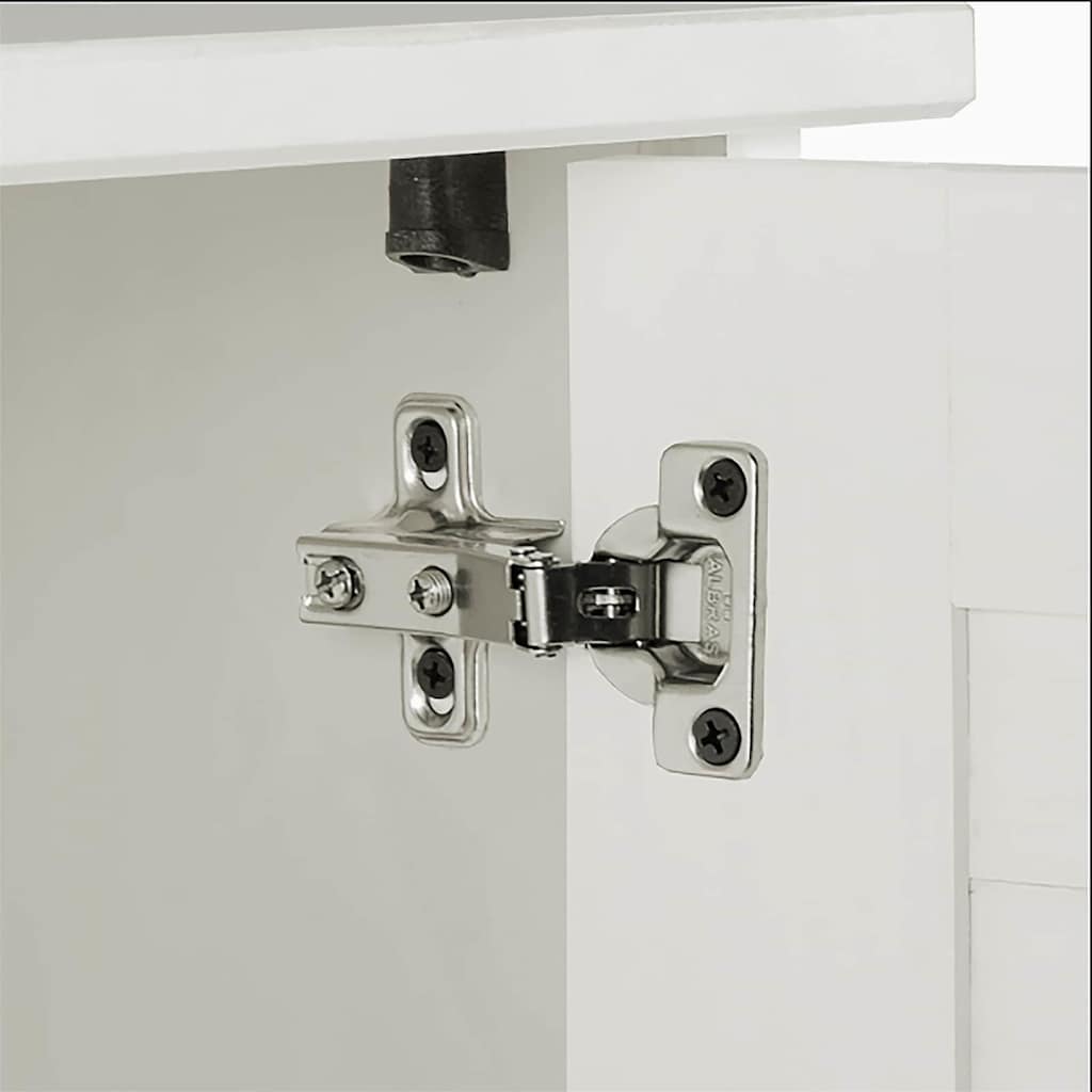 Badkamerkast met plank VIGO Wit en Antiek Wit 37 x 34 x 71,5 cm is nu te koop bij PeponiXL, paradijselijk wonen!
