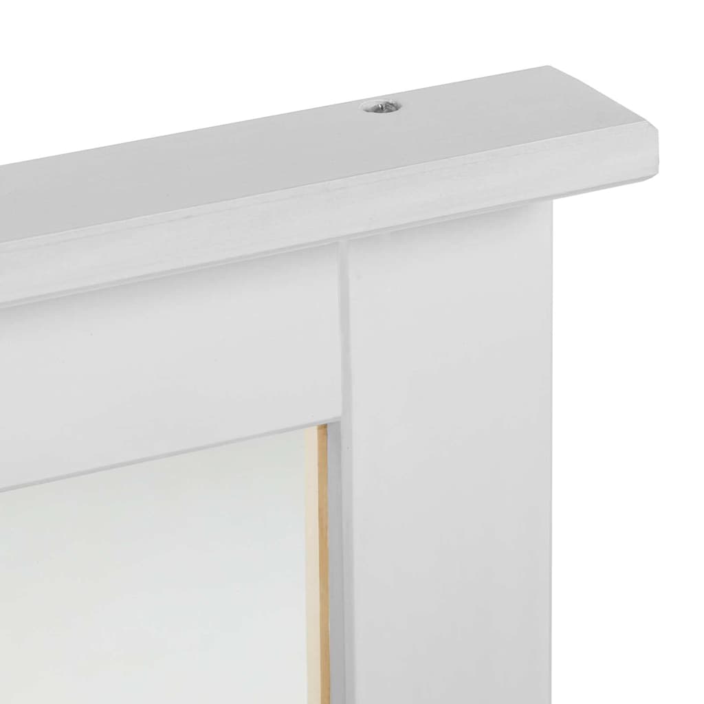 Spiegel VIGO Antiek wit 55,5 x 5 x 70 cm Massief grenenhout is nu te koop bij PeponiXL, paradijselijk wonen!