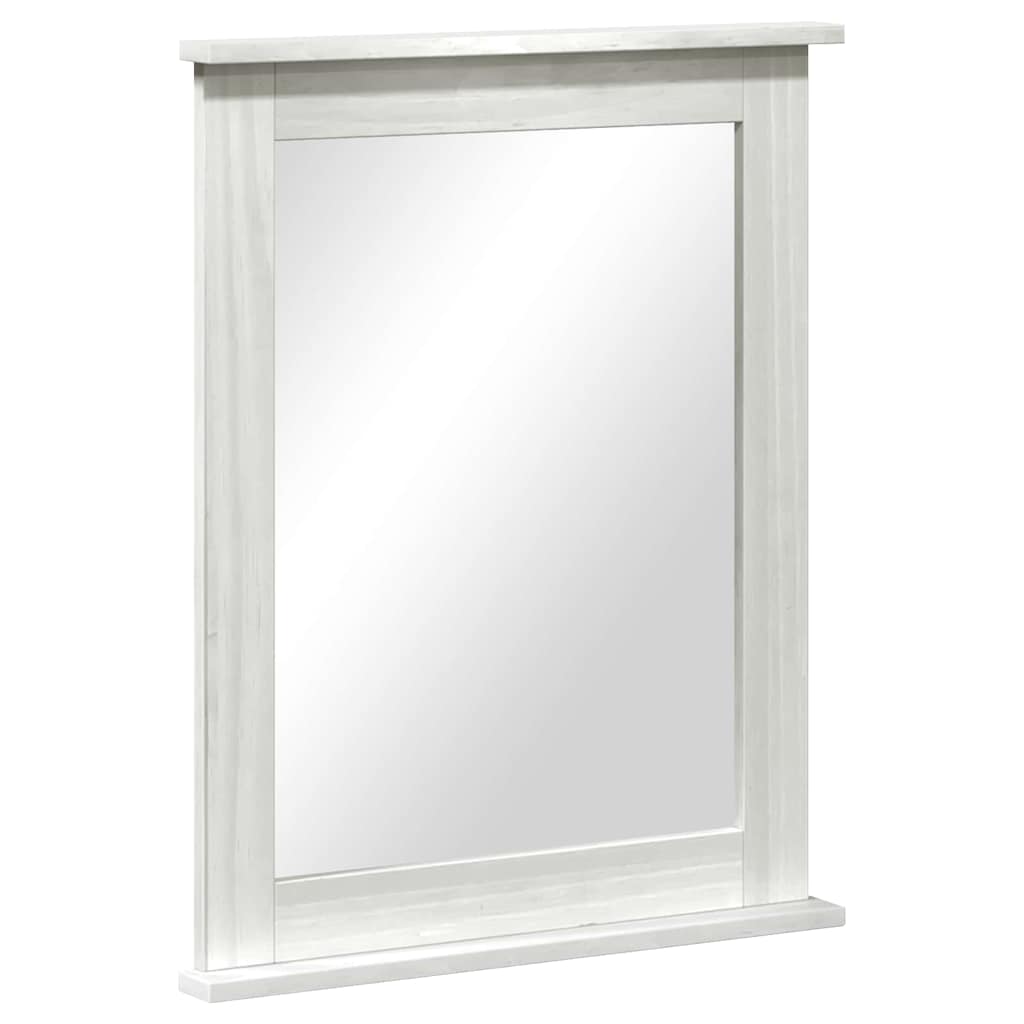 Spiegel VIGO Antiek wit 55,5 x 5 x 70 cm Massief grenenhout is nu te koop bij PeponiXL, paradijselijk wonen!