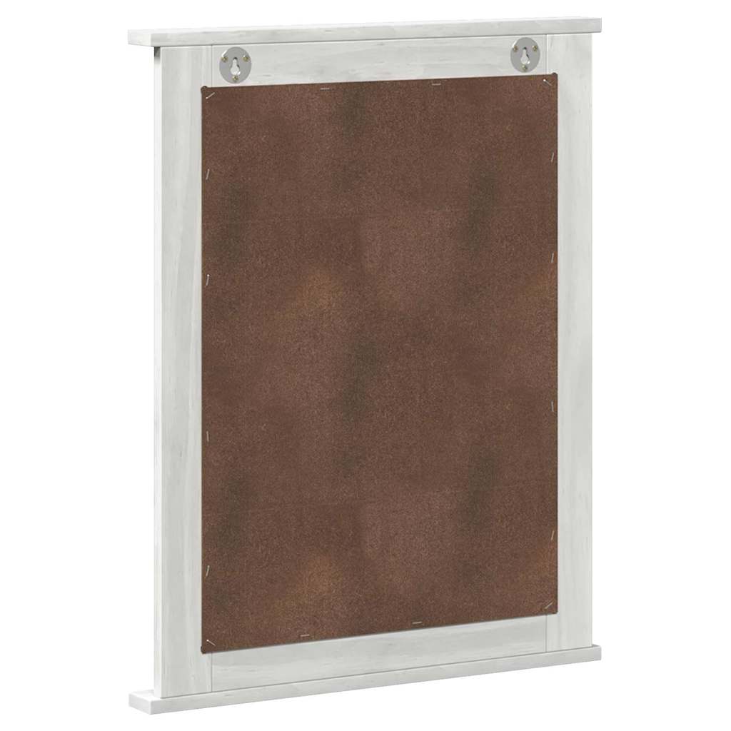 Spiegel VIGO Antiek wit 55,5 x 5 x 70 cm Massief grenenhout is nu te koop bij PeponiXL, paradijselijk wonen!