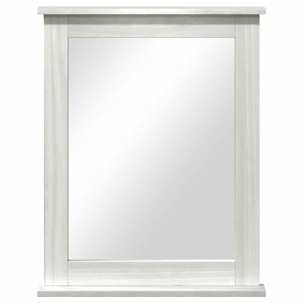 Spiegel VIGO Antiek wit 55,5 x 5 x 70 cm Massief grenenhout is nu te koop bij PeponiXL, paradijselijk wonen!