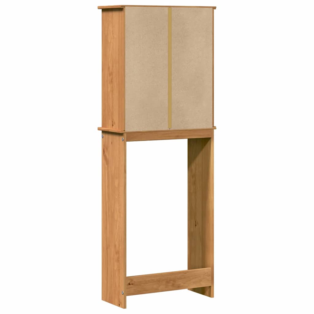 Toiletkast met plank VIGO Bruin en Honingbruin 60 x 27 x 161 cm is nu te koop bij PeponiXL, paradijselijk wonen!