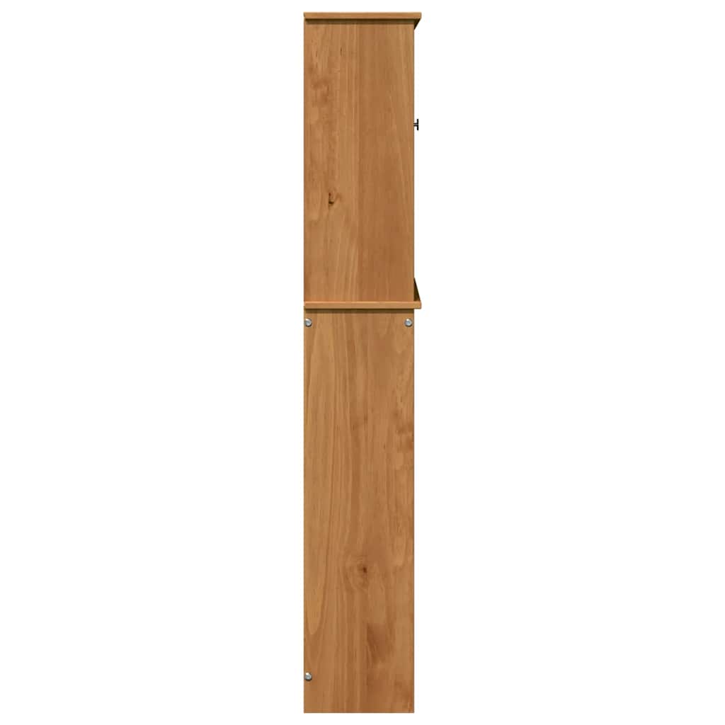 Toiletkast met plank VIGO Bruin en Honingbruin 60 x 27 x 161 cm is nu te koop bij PeponiXL, paradijselijk wonen!