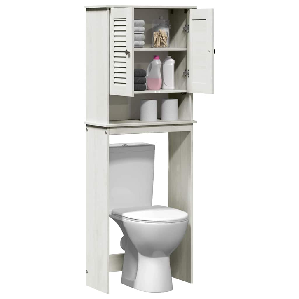 Toiletkast met plank VIGO Wit en Antiek Wit 60 x 27 x 161 cm is nu te koop bij PeponiXL, paradijselijk wonen!