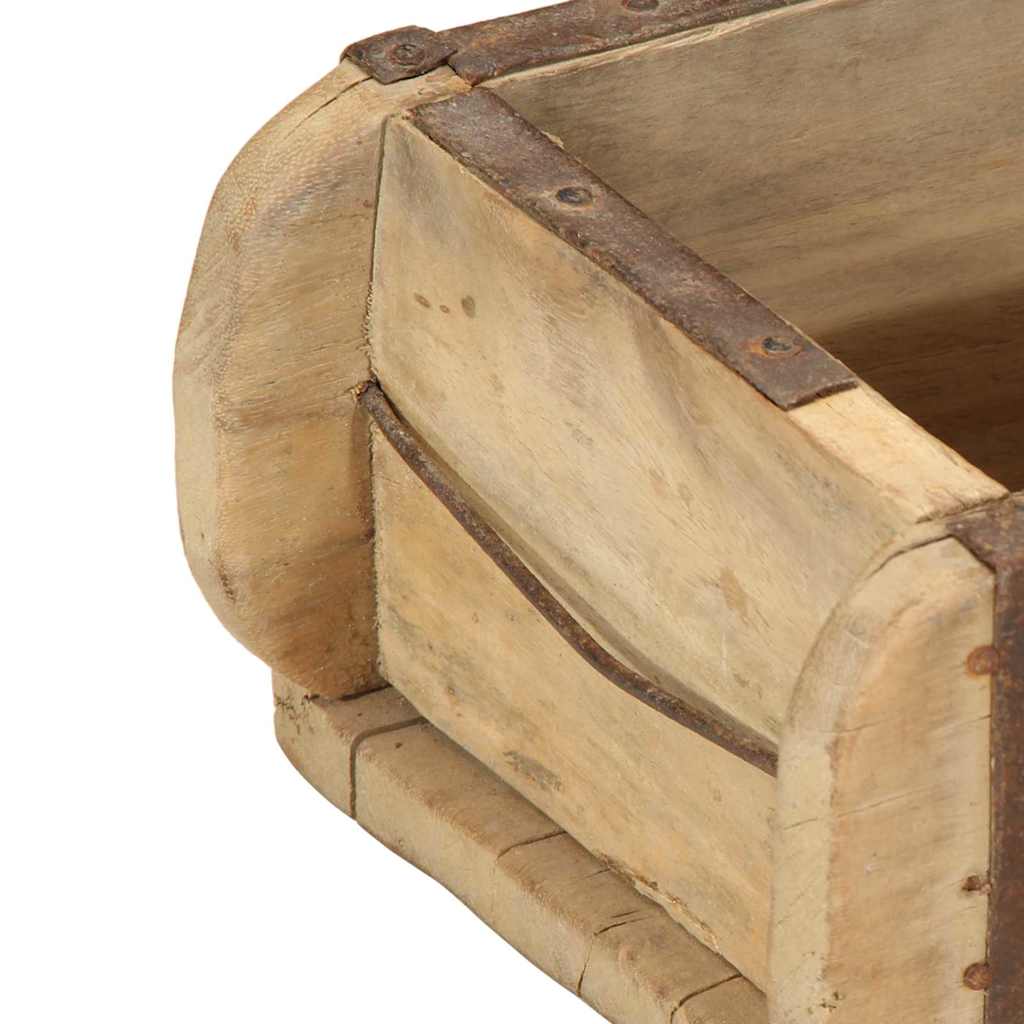 Dienblad 4 pcs Bruin 57 x 15 x 9 cm Massief Gerecycled Hout is nu te koop bij PeponiXL, paradijselijk wonen!
