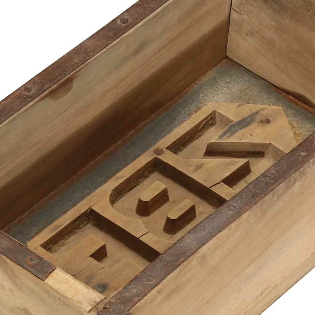 Dienblad 4 pcs Bruin 57 x 15 x 9 cm Massief Gerecycled Hout is nu te koop bij PeponiXL, paradijselijk wonen!
