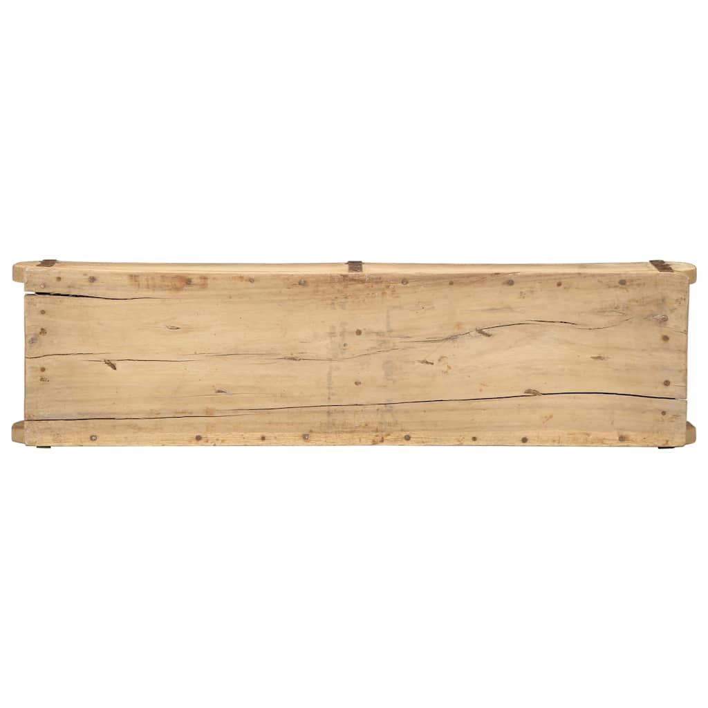 Dienblad 4 pcs Bruin 57 x 15 x 9 cm Massief Gerecycled Hout is nu te koop bij PeponiXL, paradijselijk wonen!