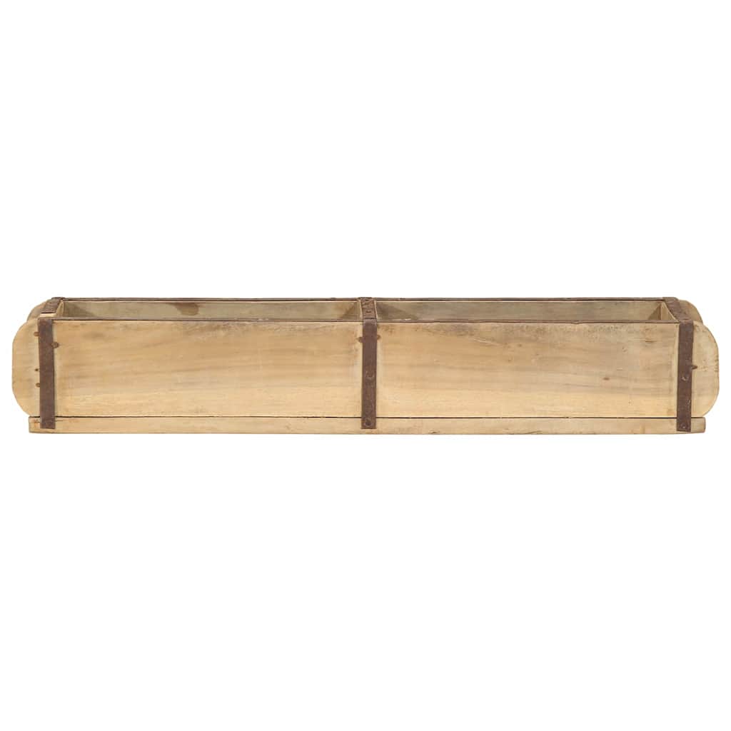 Dienblad 4 pcs Bruin 57 x 15 x 9 cm Massief Gerecycled Hout is nu te koop bij PeponiXL, paradijselijk wonen!