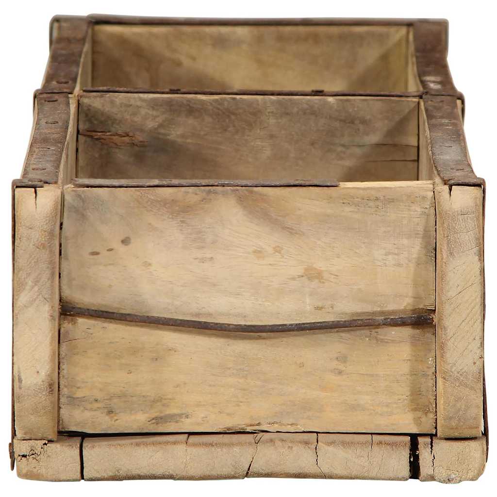 Dienblad 4 pcs Bruin 57 x 15 x 9 cm Massief Gerecycled Hout is nu te koop bij PeponiXL, paradijselijk wonen!