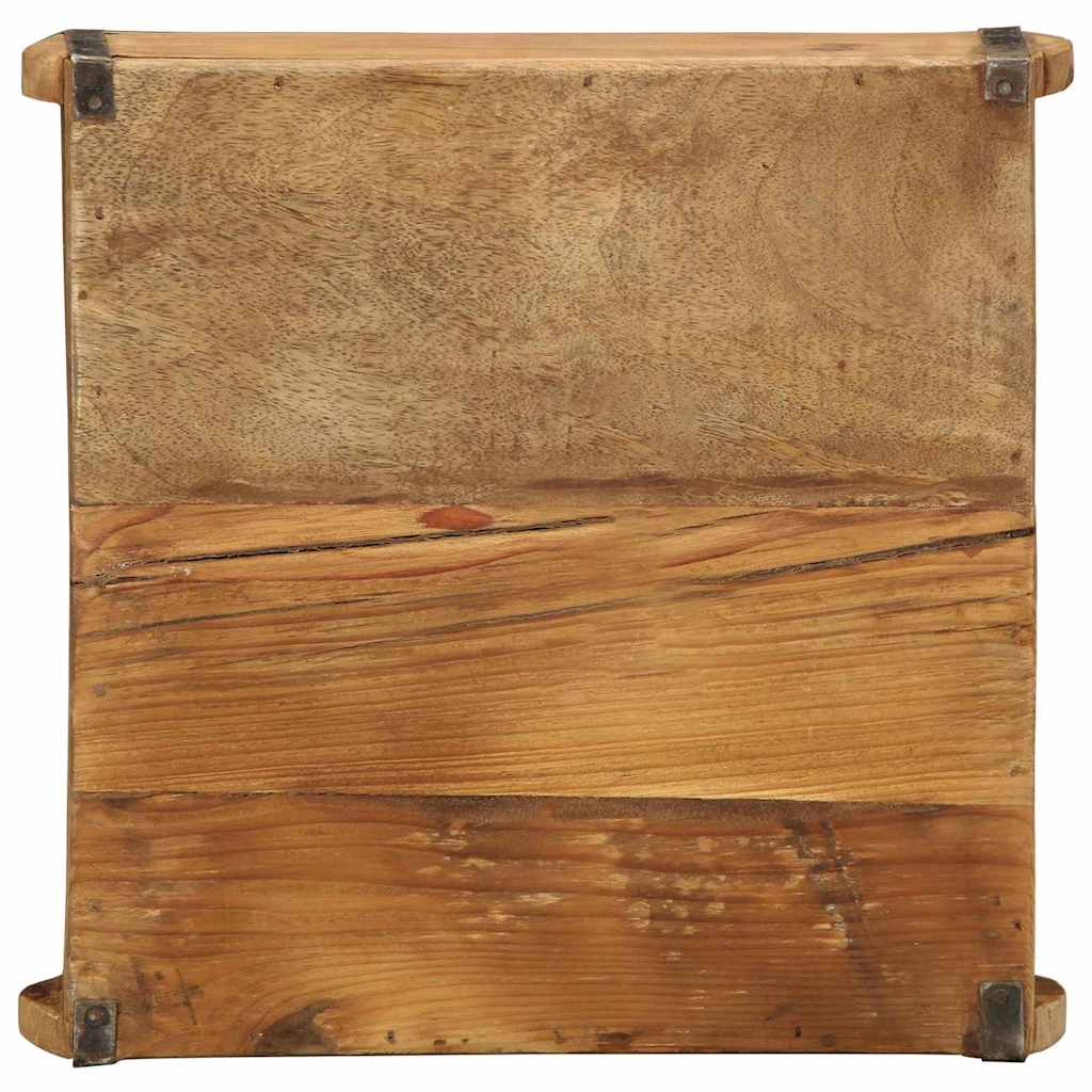 Dienblad 4 pcs Bruin 29 x 31 x 10 cm Massief Gerecycled Hout is nu te koop bij PeponiXL, paradijselijk wonen!