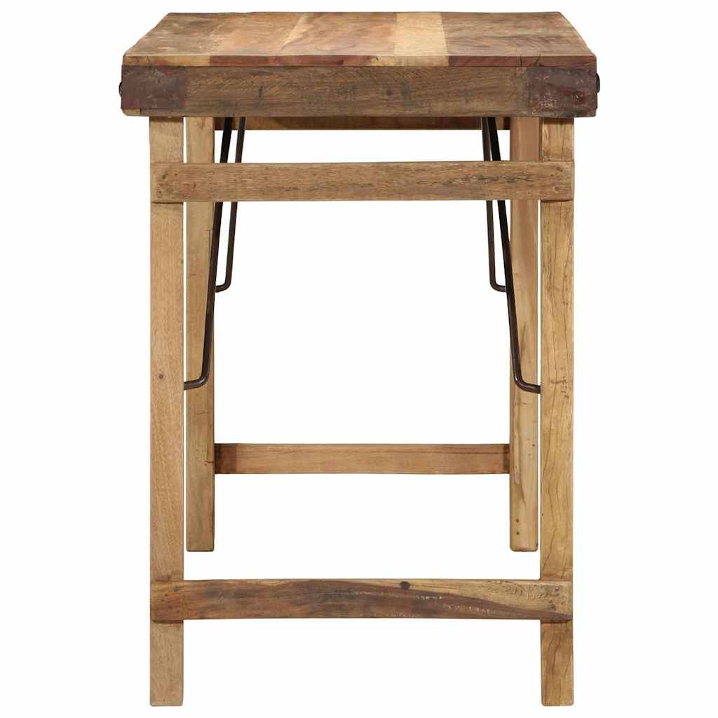 Eettafel Bruin 110 x 55 x 76 cm massief gerecycled hout is nu te koop bij PeponiXL, paradijselijk wonen!