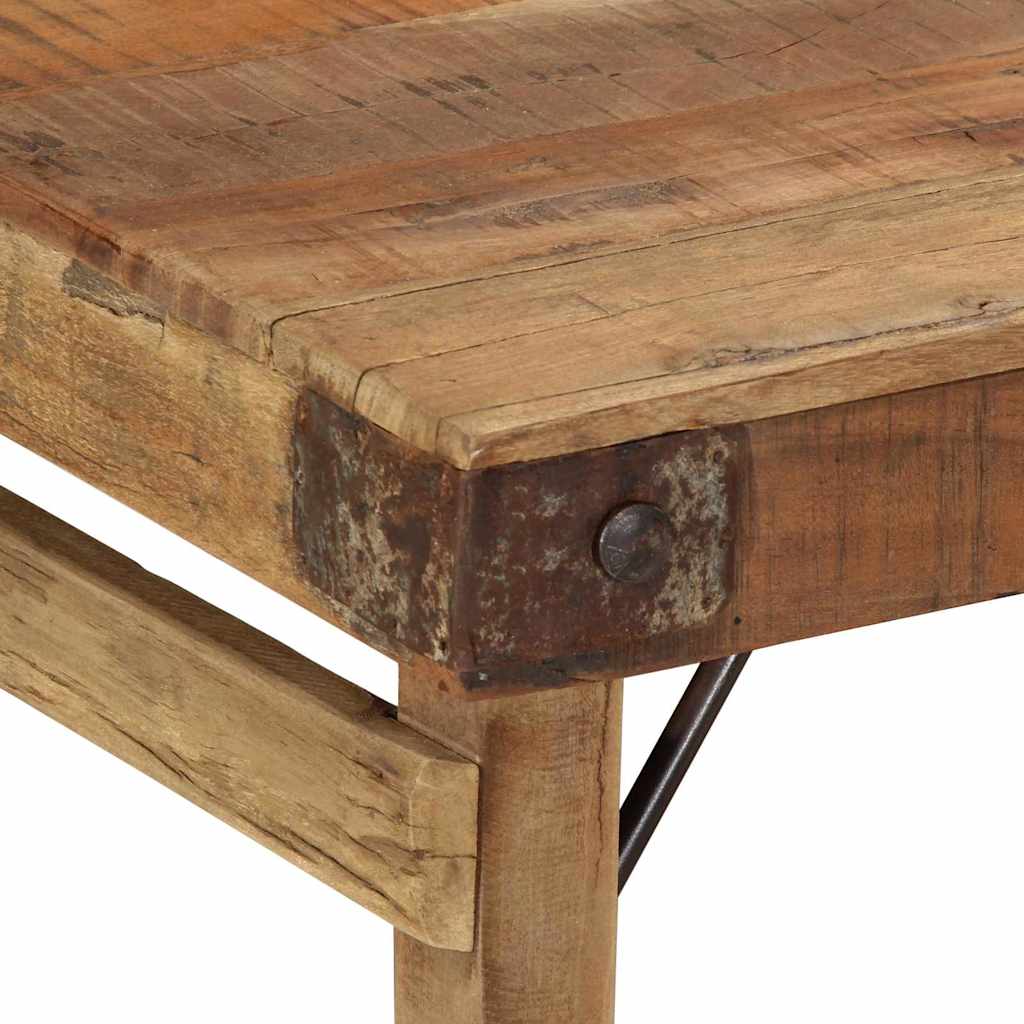 Salontafel Bruin 110 x 55 x 40 cm Massief Gerecycled Hout is nu te koop bij PeponiXL, paradijselijk wonen!
