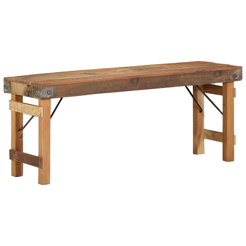 Bank Naturel 110 x 35 x 46 cm Hergebruikt Oud Hout is nu te koop bij PeponiXL, paradijselijk wonen!