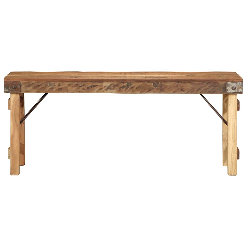 Bank Naturel 110 x 35 x 46 cm Hergebruikt Oud Hout is nu te koop bij PeponiXL, paradijselijk wonen!