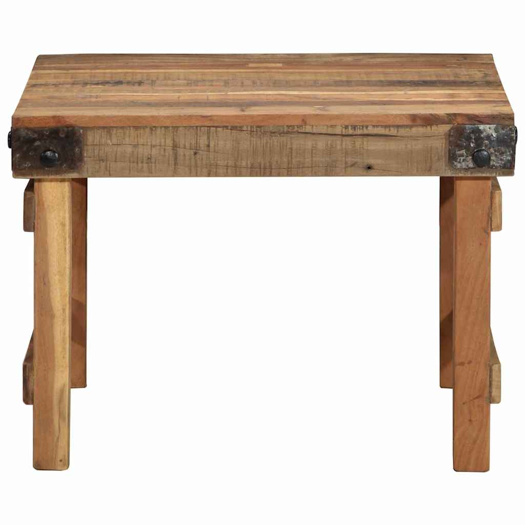 Salontafel Bruin 60 x 55 x 40 cm Massief Gerecycled Hout is nu te koop bij PeponiXL, paradijselijk wonen!