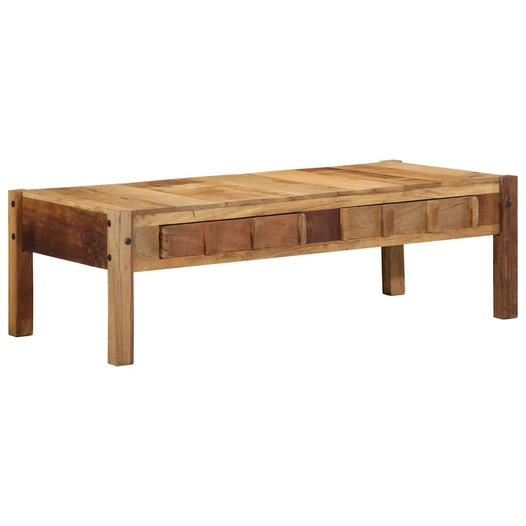 Salontafel Bruin 110 x 54 x 35 cm Massief Gerecycled Hout is nu te koop bij PeponiXL, paradijselijk wonen!