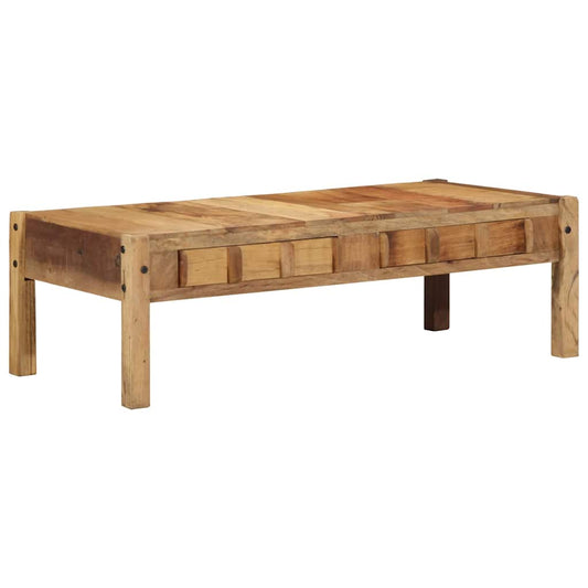 Salontafel Bruin 110 x 54 x 35 cm Massief Gerecycled Hout is nu te koop bij PeponiXL, paradijselijk wonen!