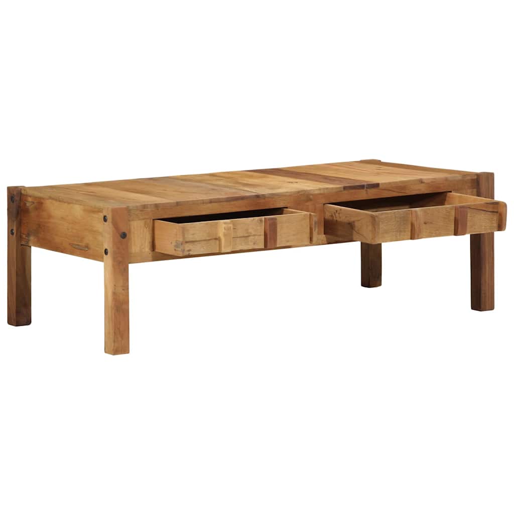 Salontafel Bruin 110 x 54 x 35 cm Massief Gerecycled Hout is nu te koop bij PeponiXL, paradijselijk wonen!