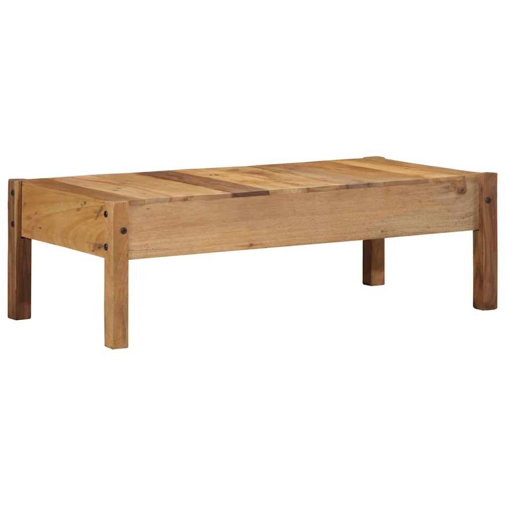 Salontafel Bruin 110 x 54 x 35 cm Massief Gerecycled Hout is nu te koop bij PeponiXL, paradijselijk wonen!