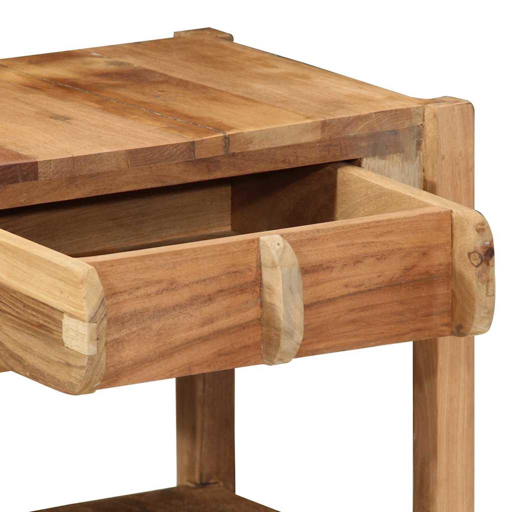 Bijzettafel Bruin 43 x 32 x 46 cm Massief Gerecycled Hout is nu te koop bij PeponiXL, paradijselijk wonen!