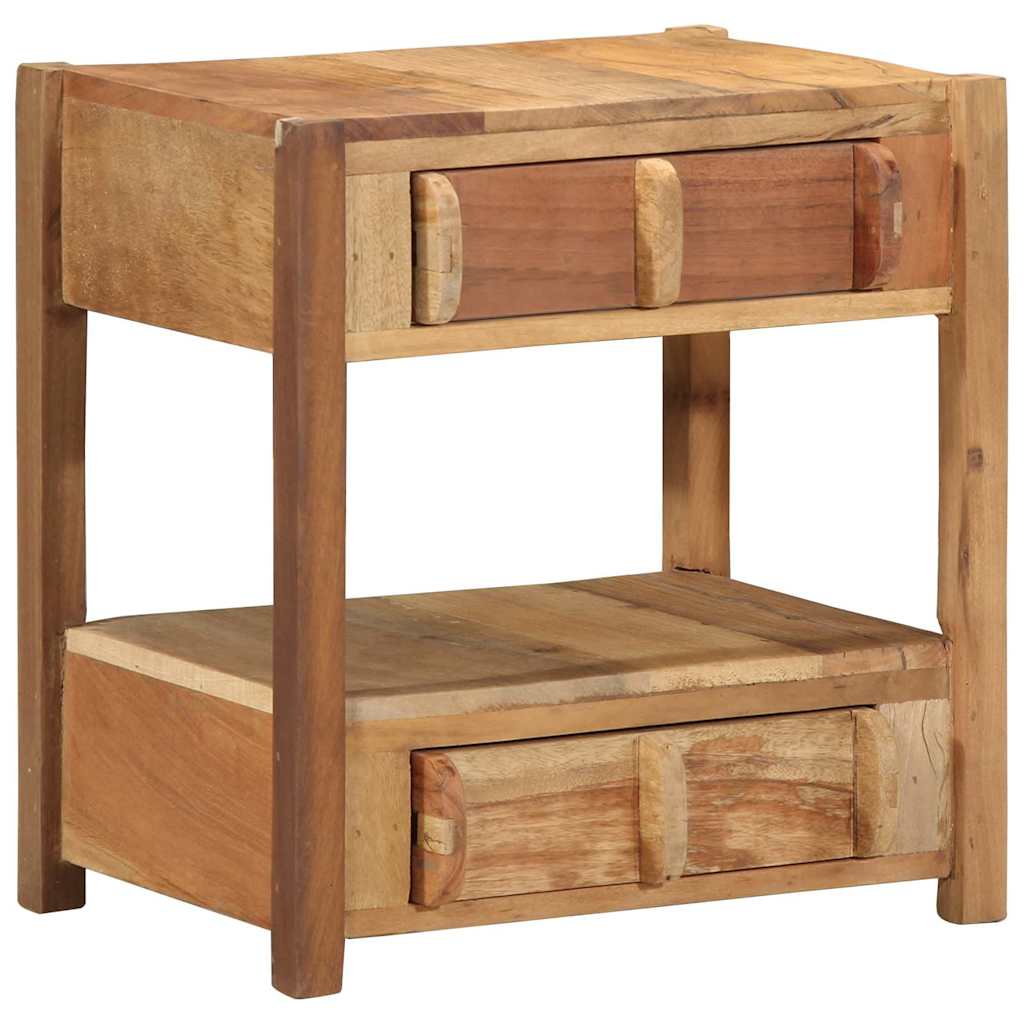 Bijzettafel Bruin 43 x 32 x 46 cm Massief Gerecycled Hout is nu te koop bij PeponiXL, paradijselijk wonen!