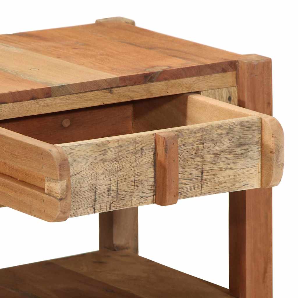 TV-kast met lade Bruin 83 x 33 x 46 cm Massief Gerecycled Hout is nu te koop bij PeponiXL, paradijselijk wonen!