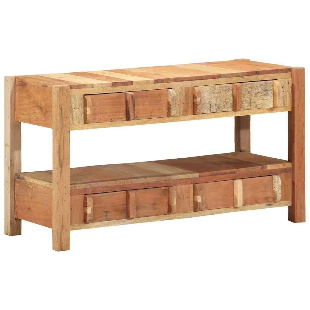 TV-kast met lade Bruin 83 x 33 x 46 cm Massief Gerecycled Hout is nu te koop bij PeponiXL, paradijselijk wonen!