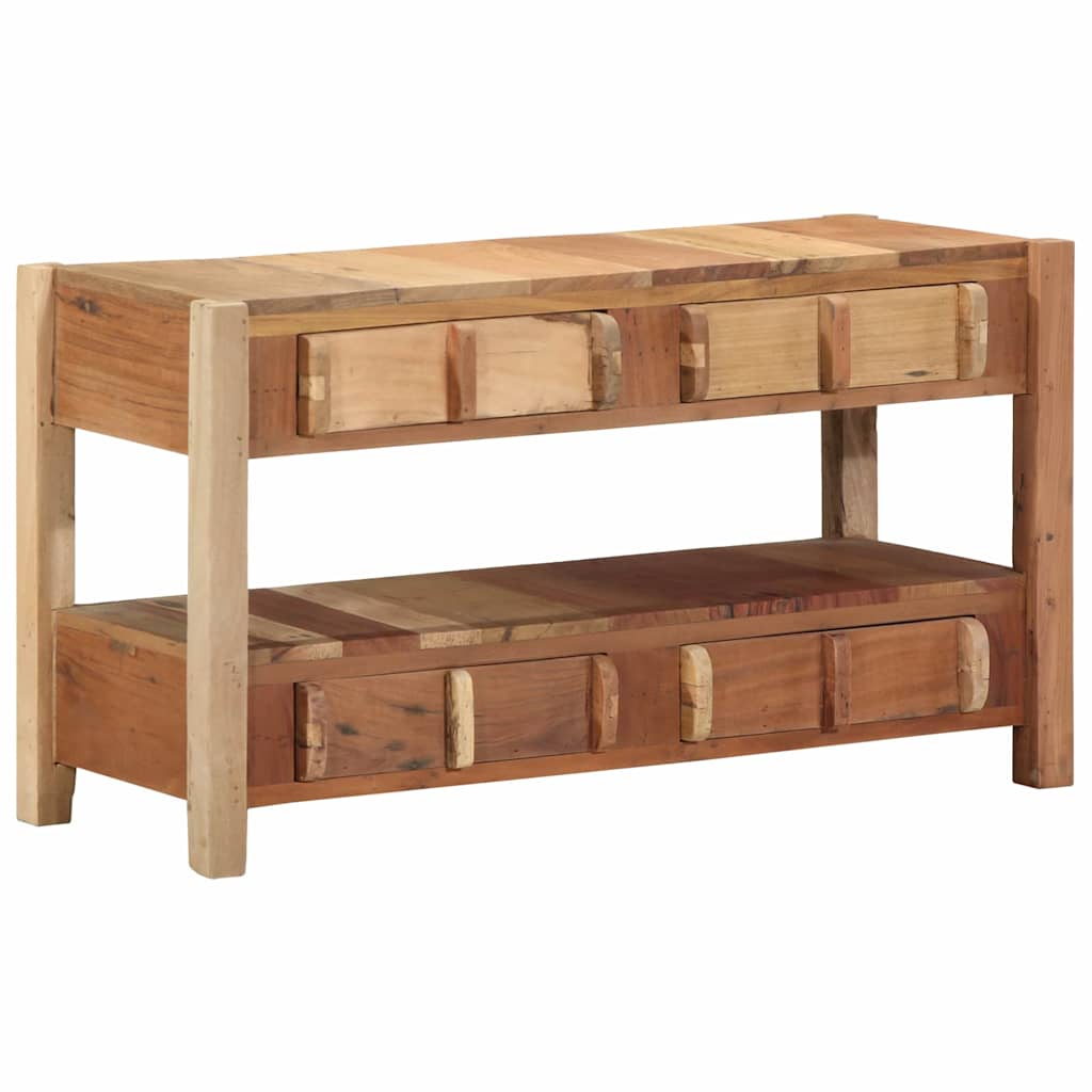 TV-kast met lade Bruin 83 x 33 x 46 cm Massief Gerecycled Hout is nu te koop bij PeponiXL, paradijselijk wonen!