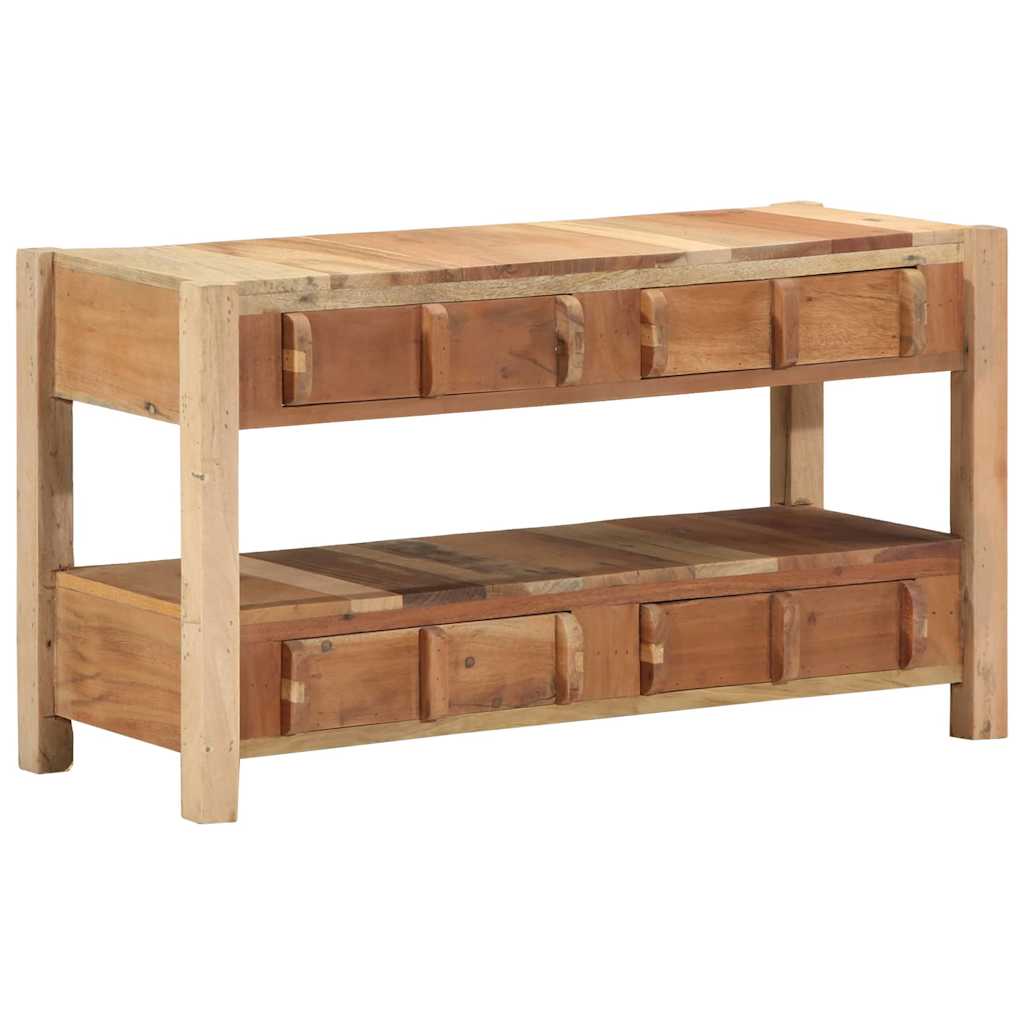 TV-kast met lade Bruin 83 x 33 x 46 cm Massief Gerecycled Hout is nu te koop bij PeponiXL, paradijselijk wonen!