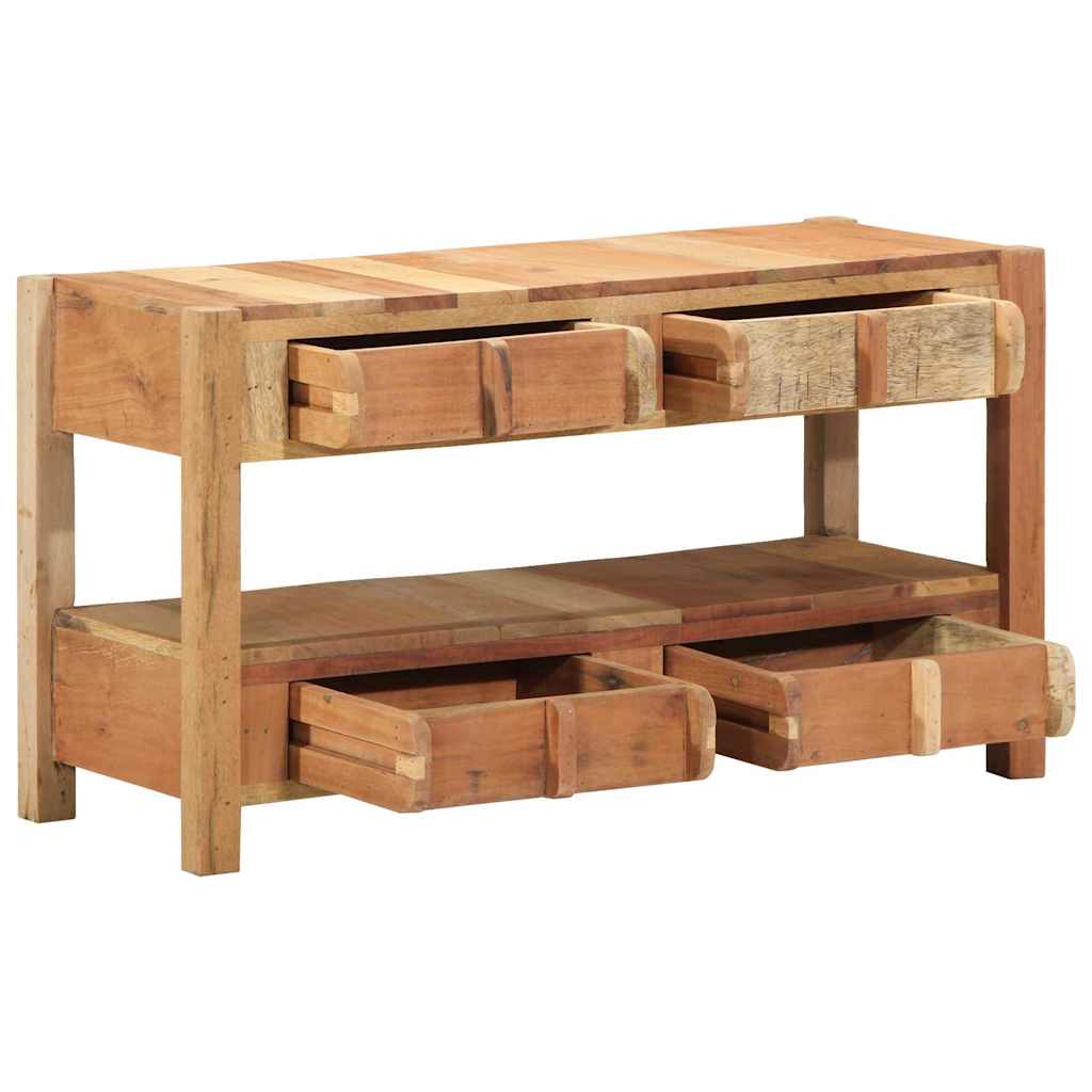 TV-kast met lade Bruin 83 x 33 x 46 cm Massief Gerecycled Hout is nu te koop bij PeponiXL, paradijselijk wonen!