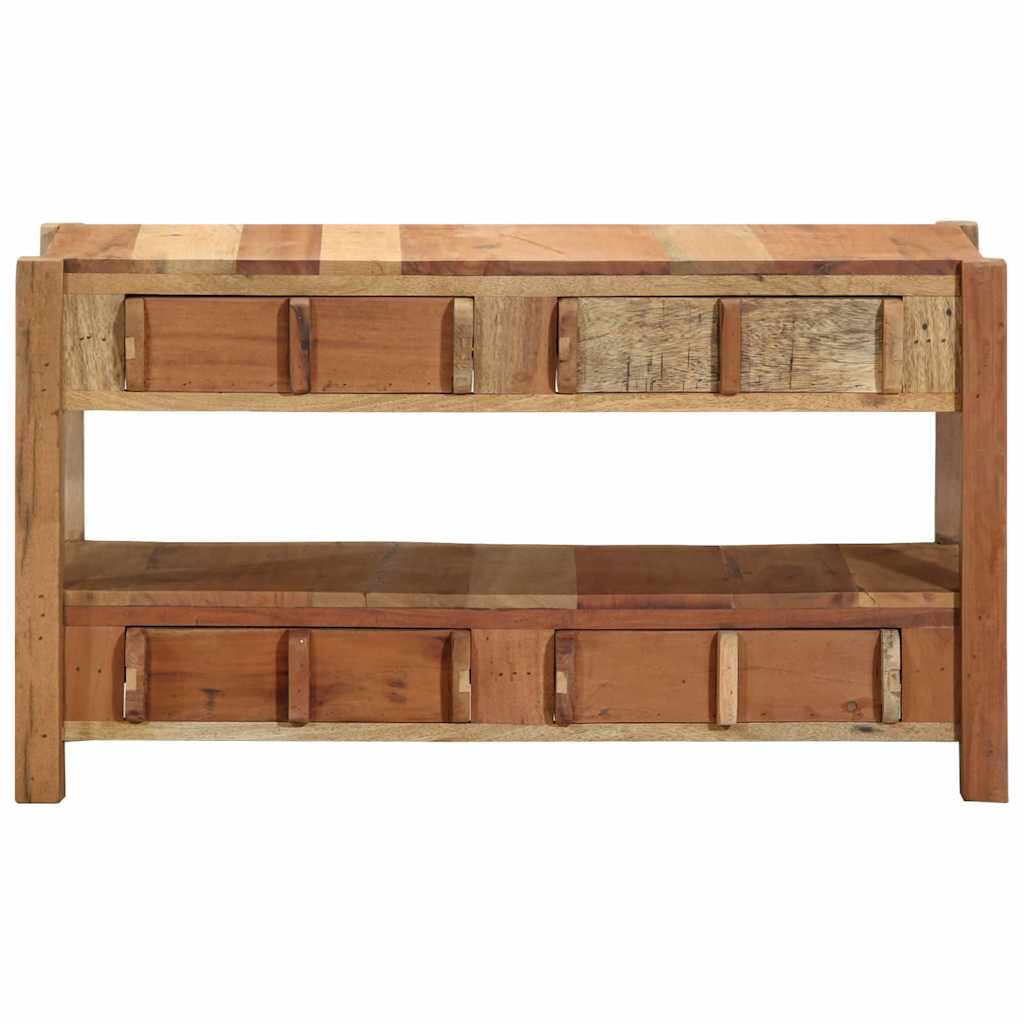 TV-kast met lade Bruin 83 x 33 x 46 cm Massief Gerecycled Hout is nu te koop bij PeponiXL, paradijselijk wonen!