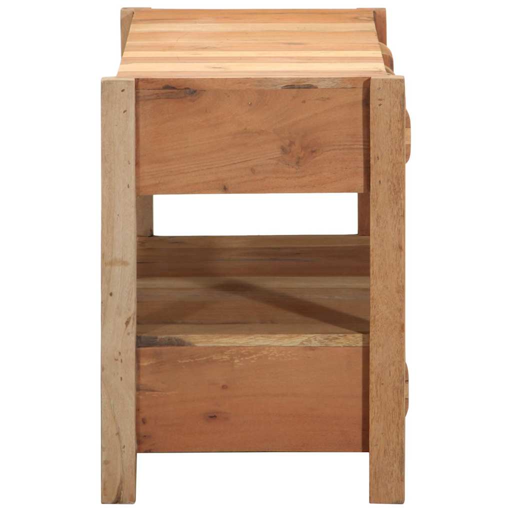 TV-kast met lade Bruin 83 x 33 x 46 cm Massief Gerecycled Hout is nu te koop bij PeponiXL, paradijselijk wonen!