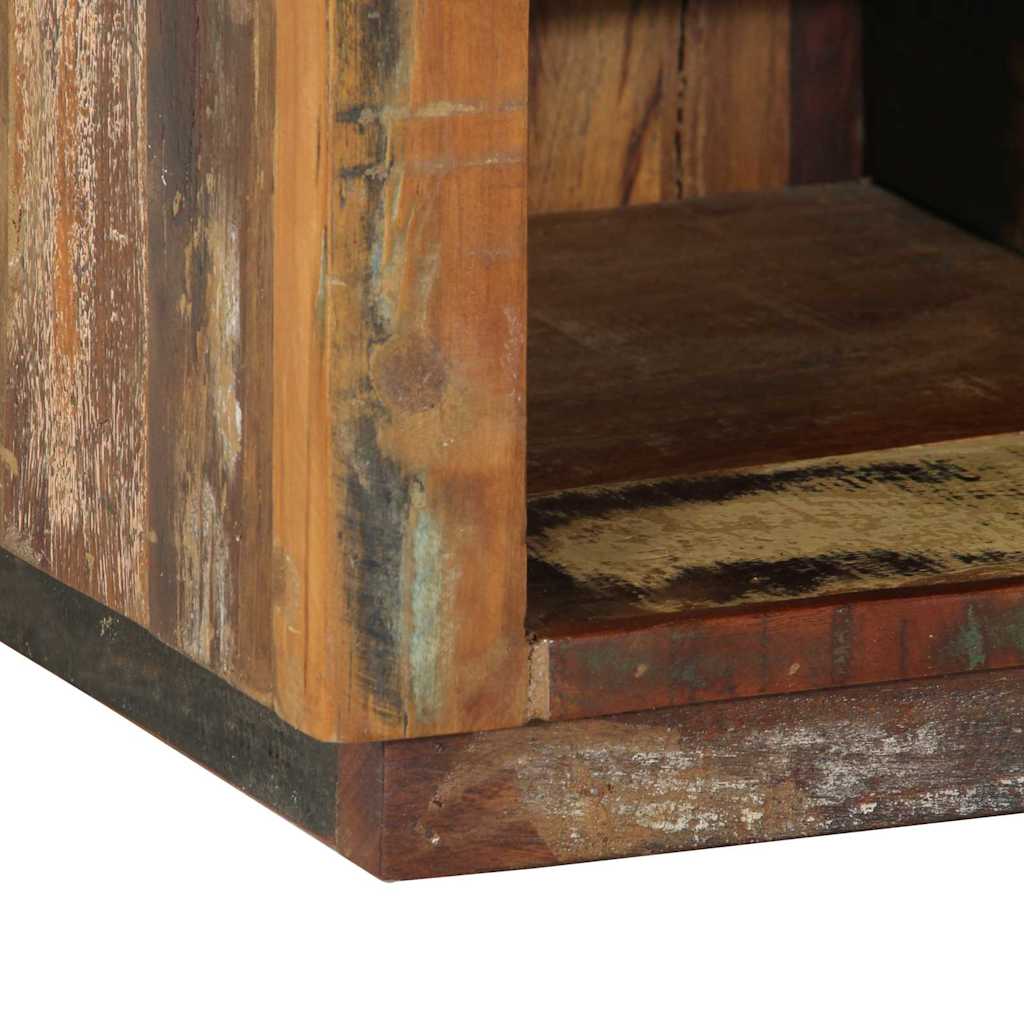 Schoenenkast Bruin 110 x 35 x 40 cm Massief Gerecycled Hout is nu te koop bij PeponiXL, paradijselijk wonen!
