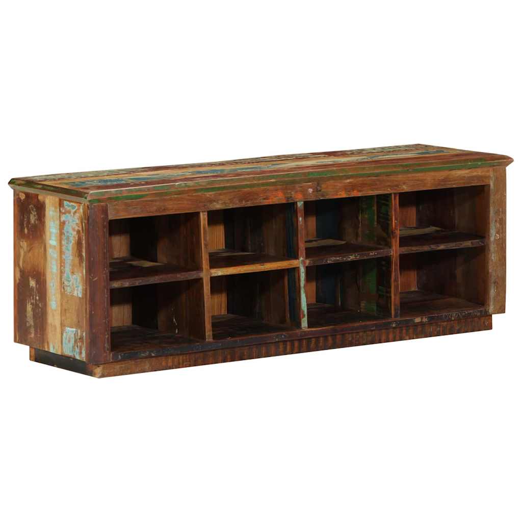 Schoenenkast Bruin 110 x 35 x 40 cm Massief Gerecycled Hout is nu te koop bij PeponiXL, paradijselijk wonen!