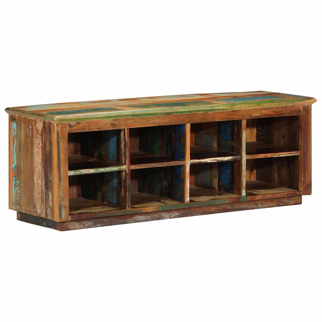 Schoenenkast Bruin 110 x 35 x 40 cm Massief Gerecycled Hout is nu te koop bij PeponiXL, paradijselijk wonen!