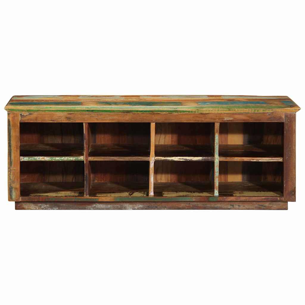 Schoenenkast Bruin 110 x 35 x 40 cm Massief Gerecycled Hout is nu te koop bij PeponiXL, paradijselijk wonen!